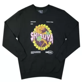 Demolish Tiger Fever Crewneck (Blk/Pink/Yllw) /D5