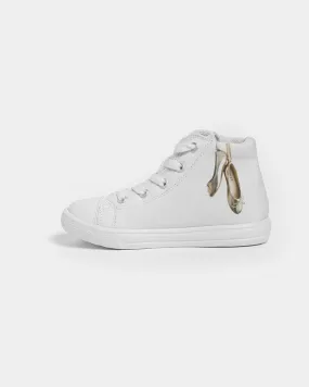 DOLLY GOLD BALLERINAS Kids Hightop Canvas Shoe