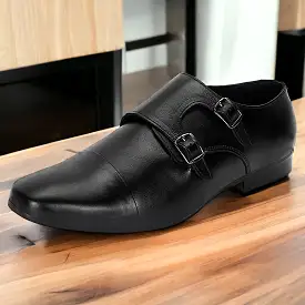 double monk strap shoes