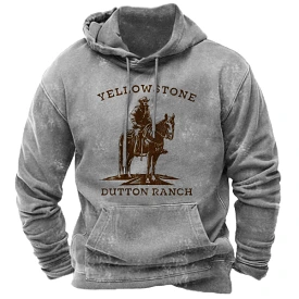 Dutton Ranch Cowboy Men's Hoodie