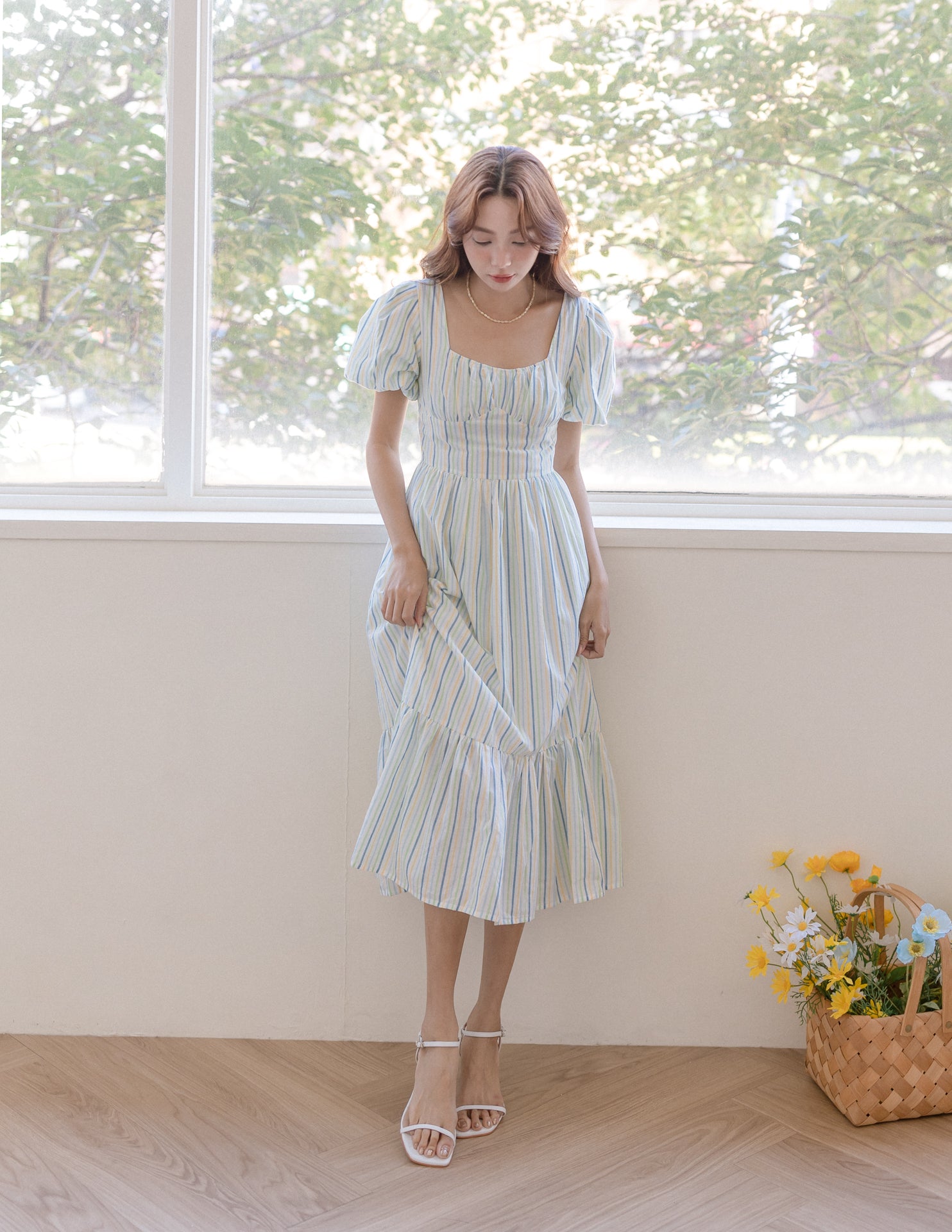 Edith Dress in Stripes