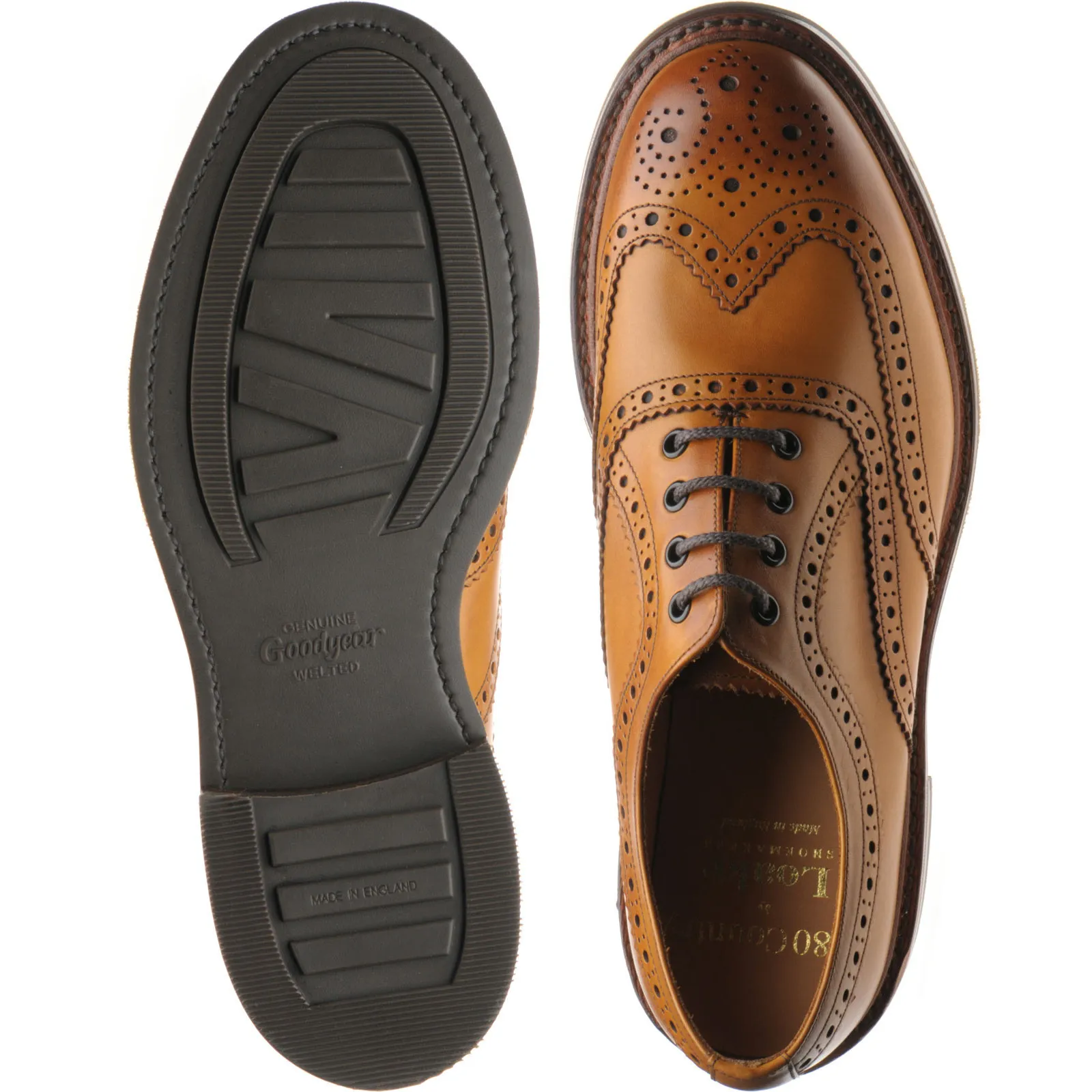 Edward rubber-soled brogues