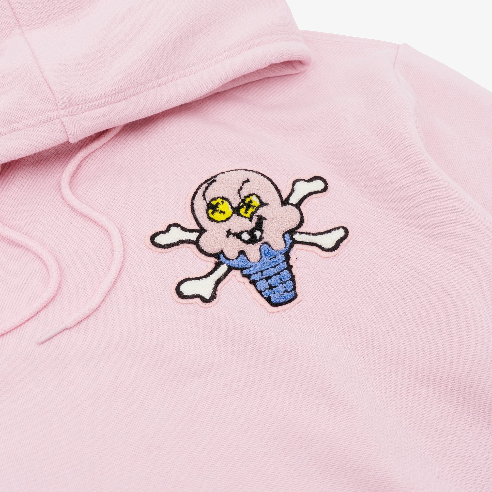 EMB ICECREAM HOODIE 'PINK'