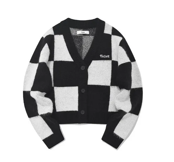 Fallett  |Other Plaid Patterns Unisex Wool Nylon Street Style