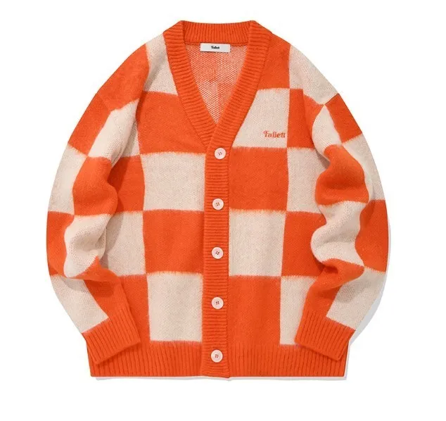 Fallett  |Other Plaid Patterns Unisex Wool Nylon Street Style