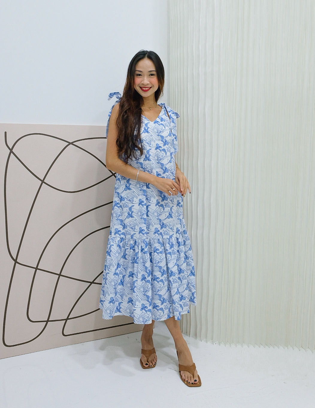 Fei Dress in Koi