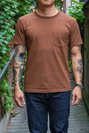 Freenote Cloth 9oz Pocket T-Shirt - Chocolate