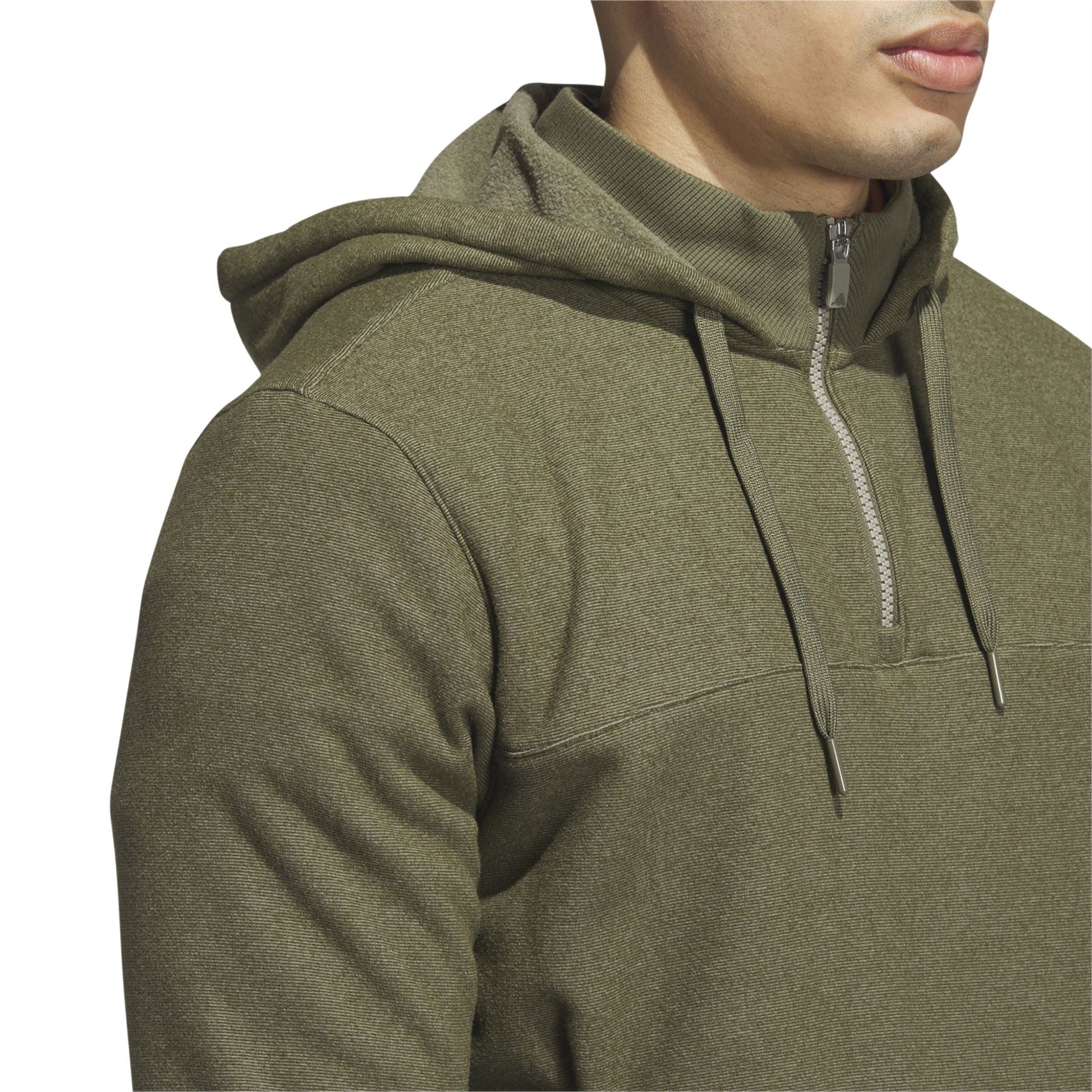 Go-To Quarter Zip Hoodie Olive Strata - AW23