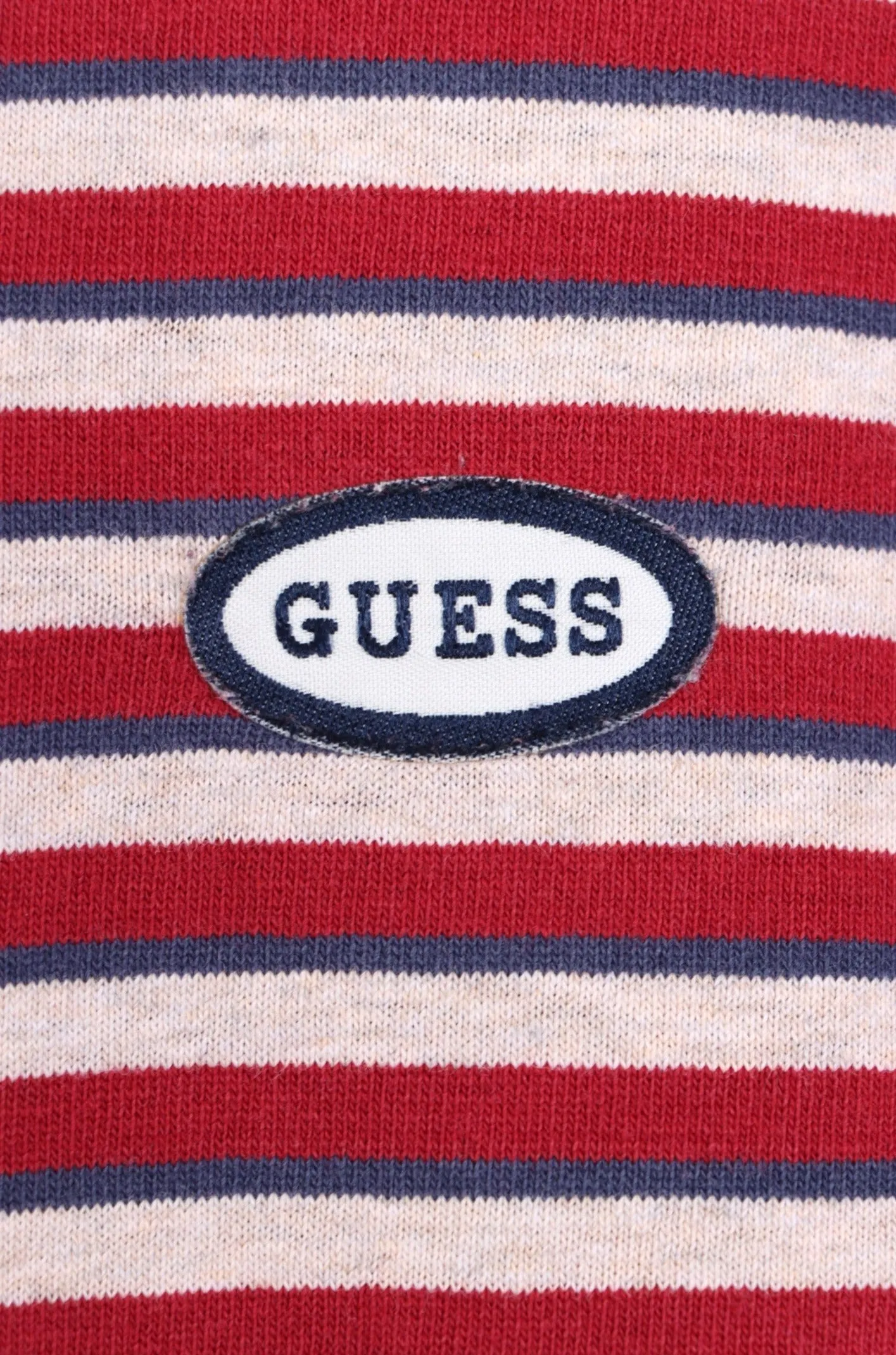 GUESS JEANS Striped Baby Tee USA Made (S-M)