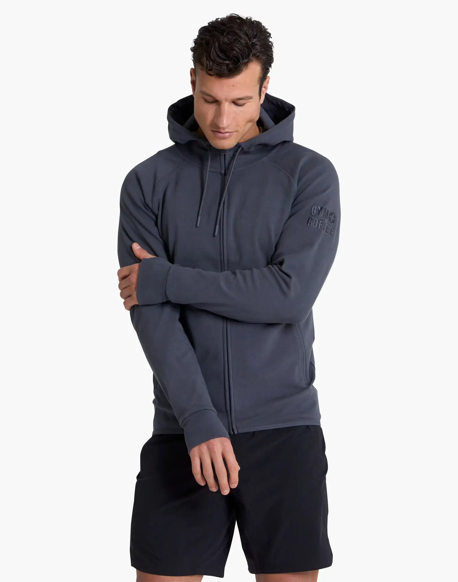 Gym+Coffee  Essential Zip Hoodie (Mens) - Orbit