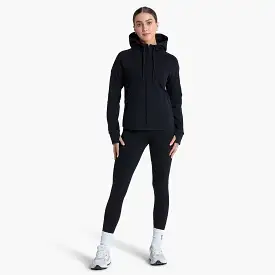 Gym+Coffee Essential Zip Hoodie (Womens) - Black