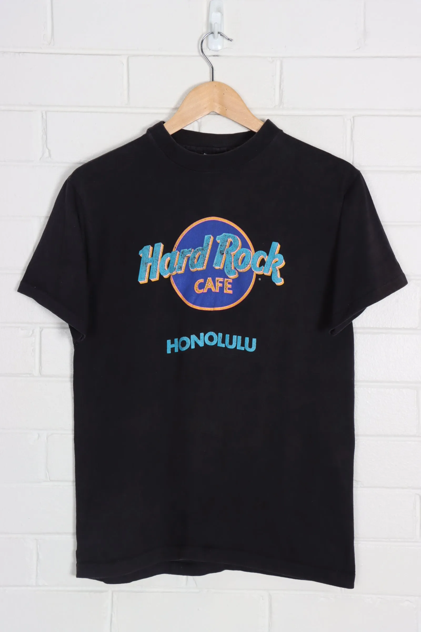 HARD ROCK CAFE HONOLULU COLOURFUL USA MADE DESTINATION TEE (S-