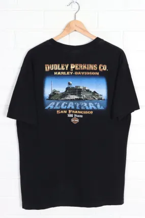 HARLEY DAVIDSON Legendary Alcatraz #1 Front Back T-Shirt (M)