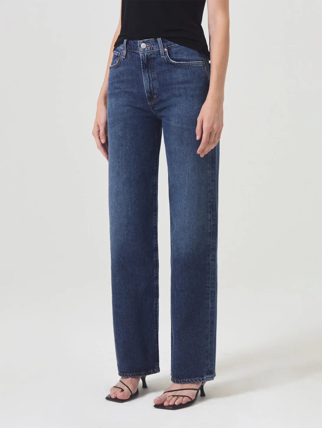 Harper Mid Rise Straight Jean - Tempo