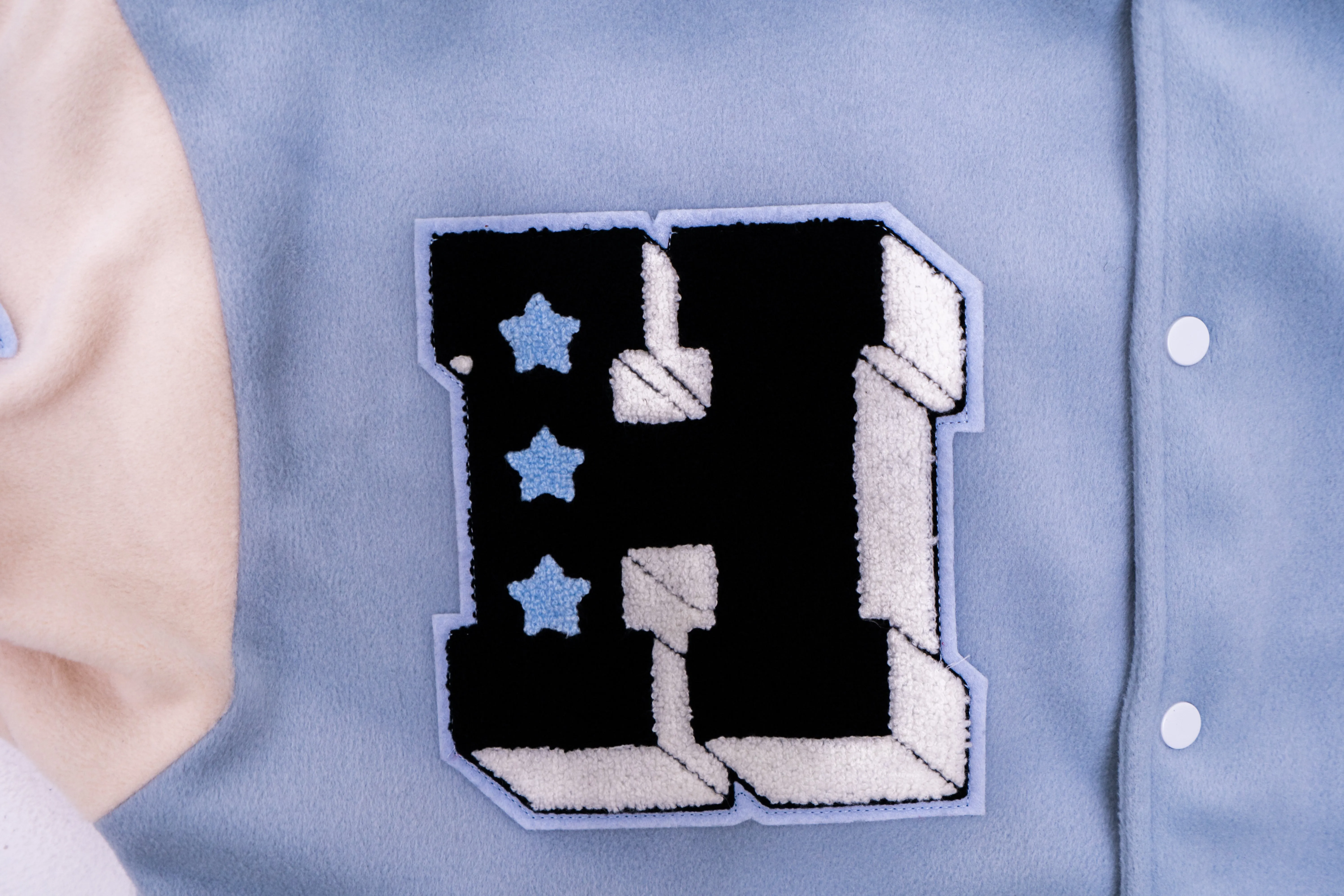 HGA Stars Letterman Jacket - Carolina Blue