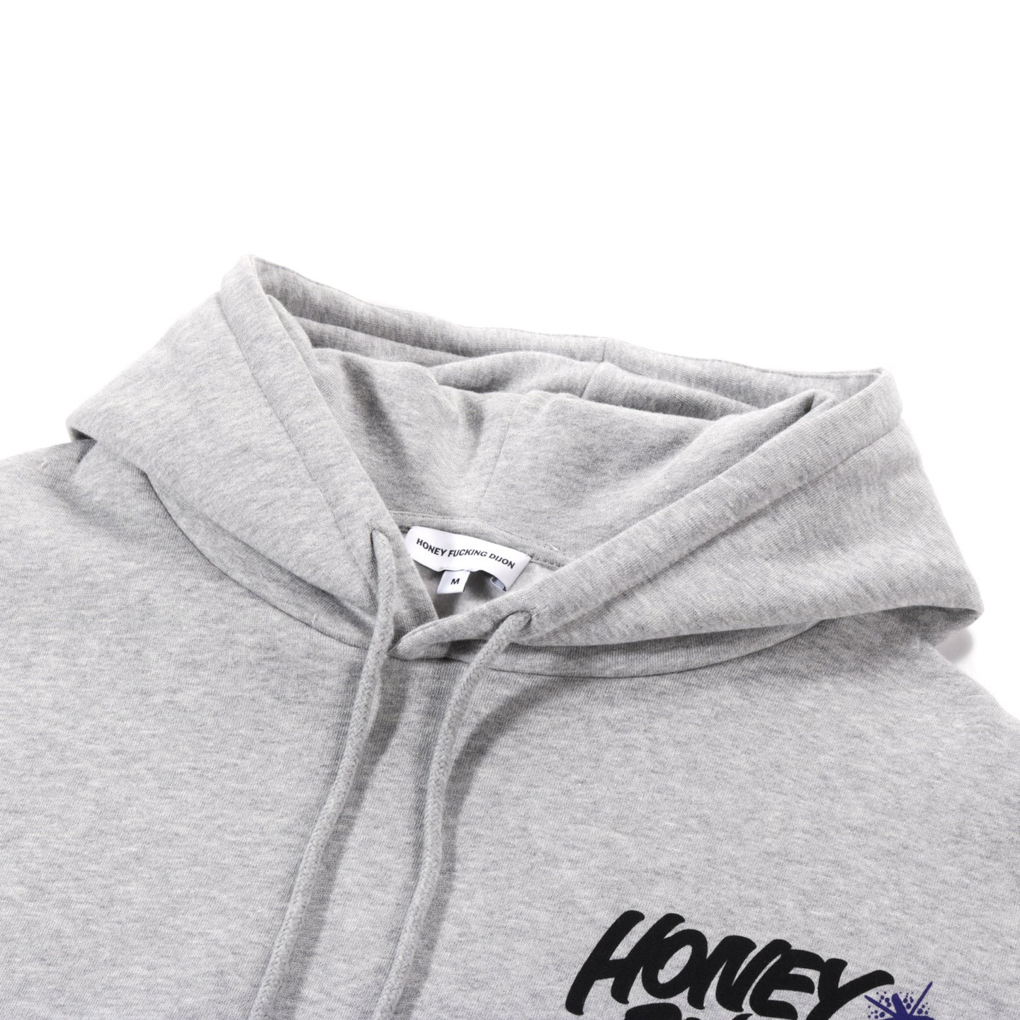 HONEY FUCKING DIJON PETER PAID 'HONEY' HOODIE GREY MELANGE