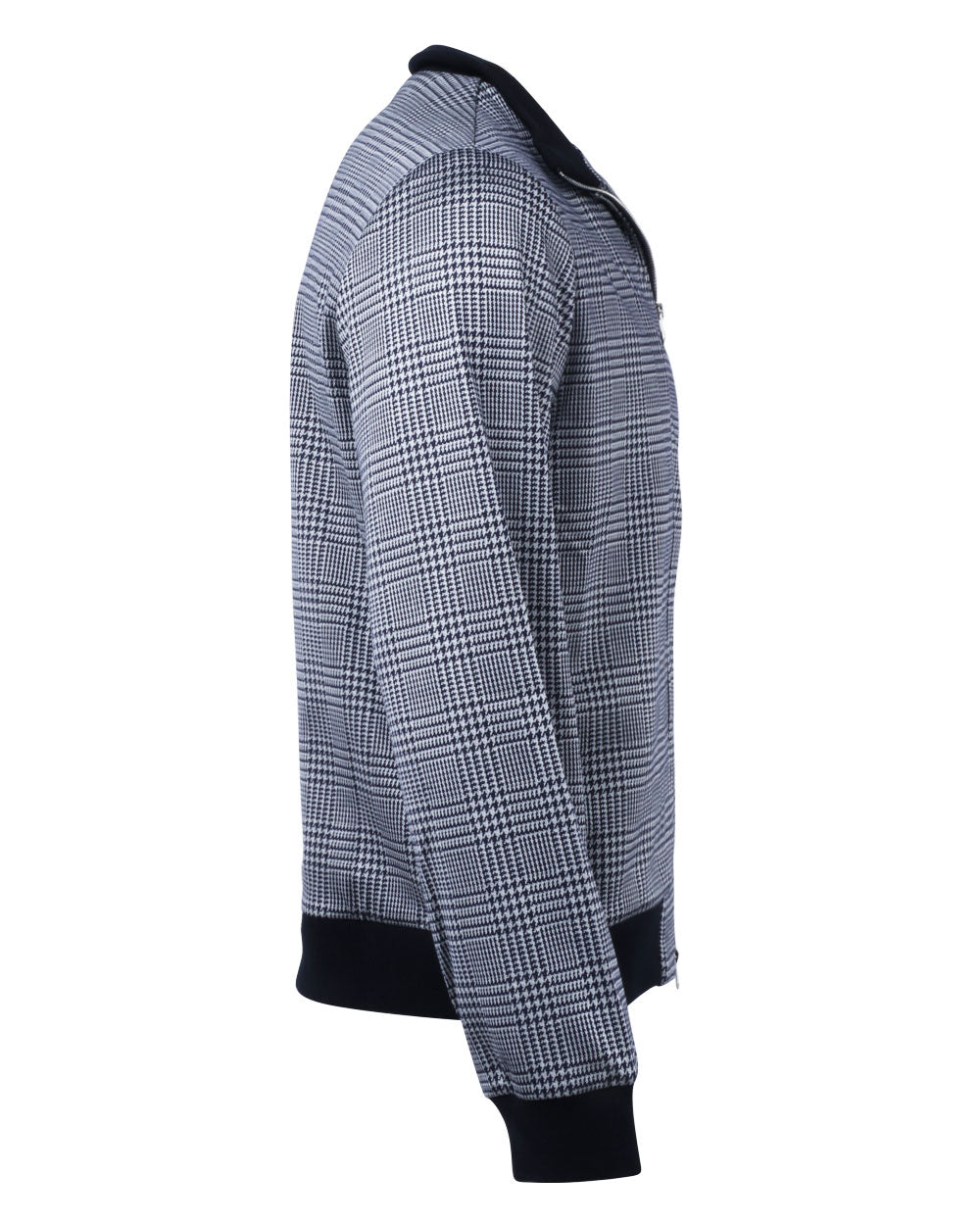 Houndstooth Baseball Jacket