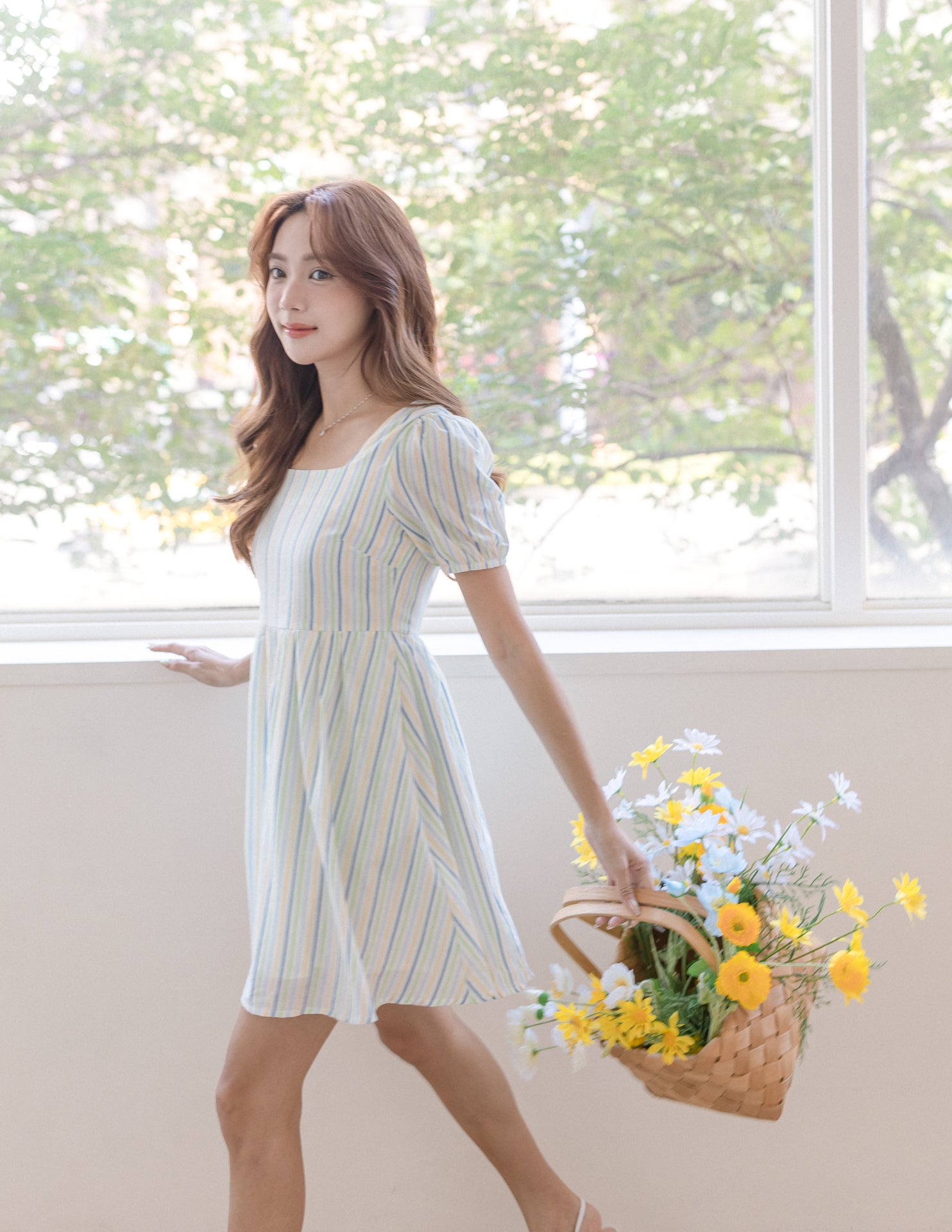 Iris Dress in Stripes