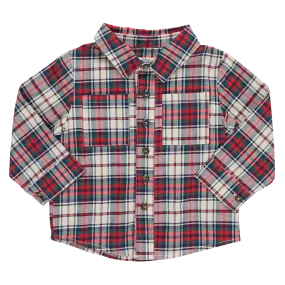 Jack Shirt / Holly Tartan by Pink Chicken