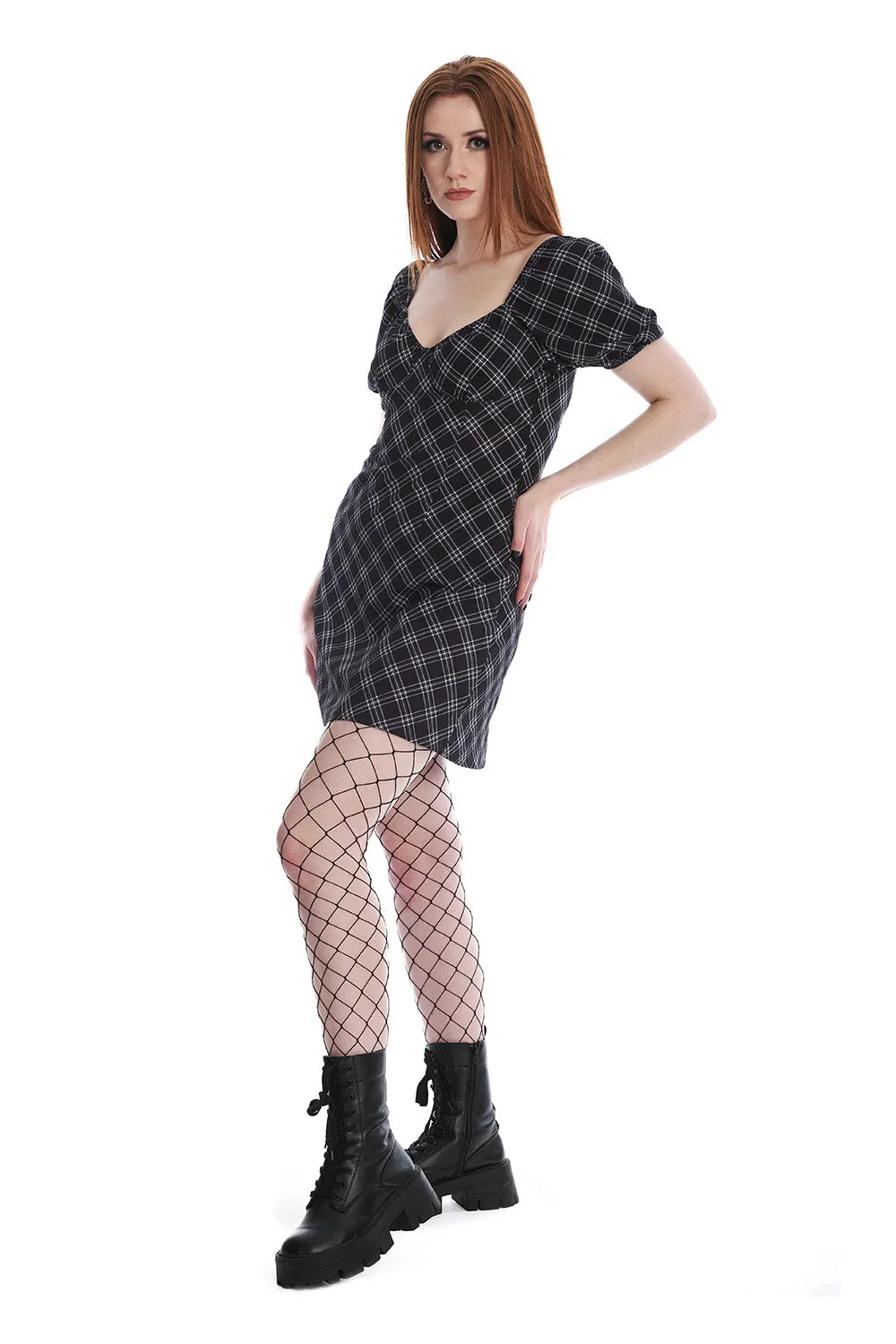 JULIET PLAID DRESS