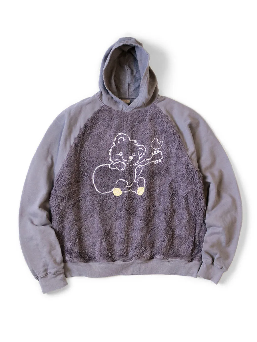 Kapital 30/- Back Fleece x Fur Grizzly Hooded Sweater (Little Bear & Harmonypt)