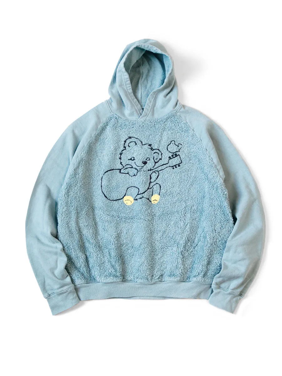 Kapital 30/- Back Fleece x Fur Grizzly Hooded Sweater (Little Bear & Harmonypt)