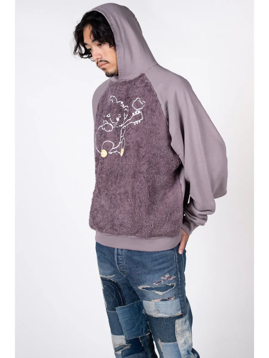 Kapital 30/- Back Fleece x Fur Grizzly Hooded Sweater (Little Bear & Harmonypt)