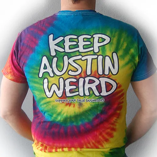 Keep Austin Weird Tie Dye T-Shirt