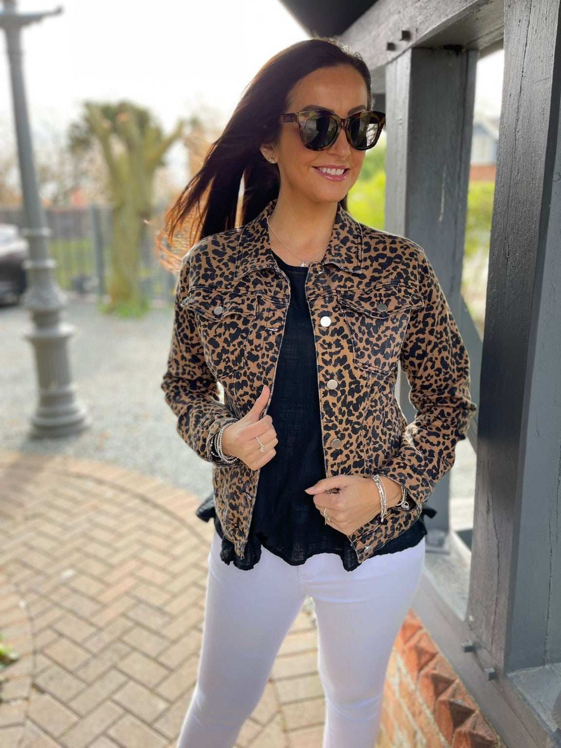 Leopard Denim Jacket COMING SOON