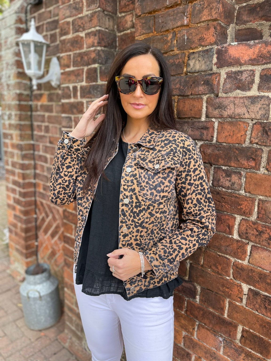 Leopard Denim Jacket COMING SOON