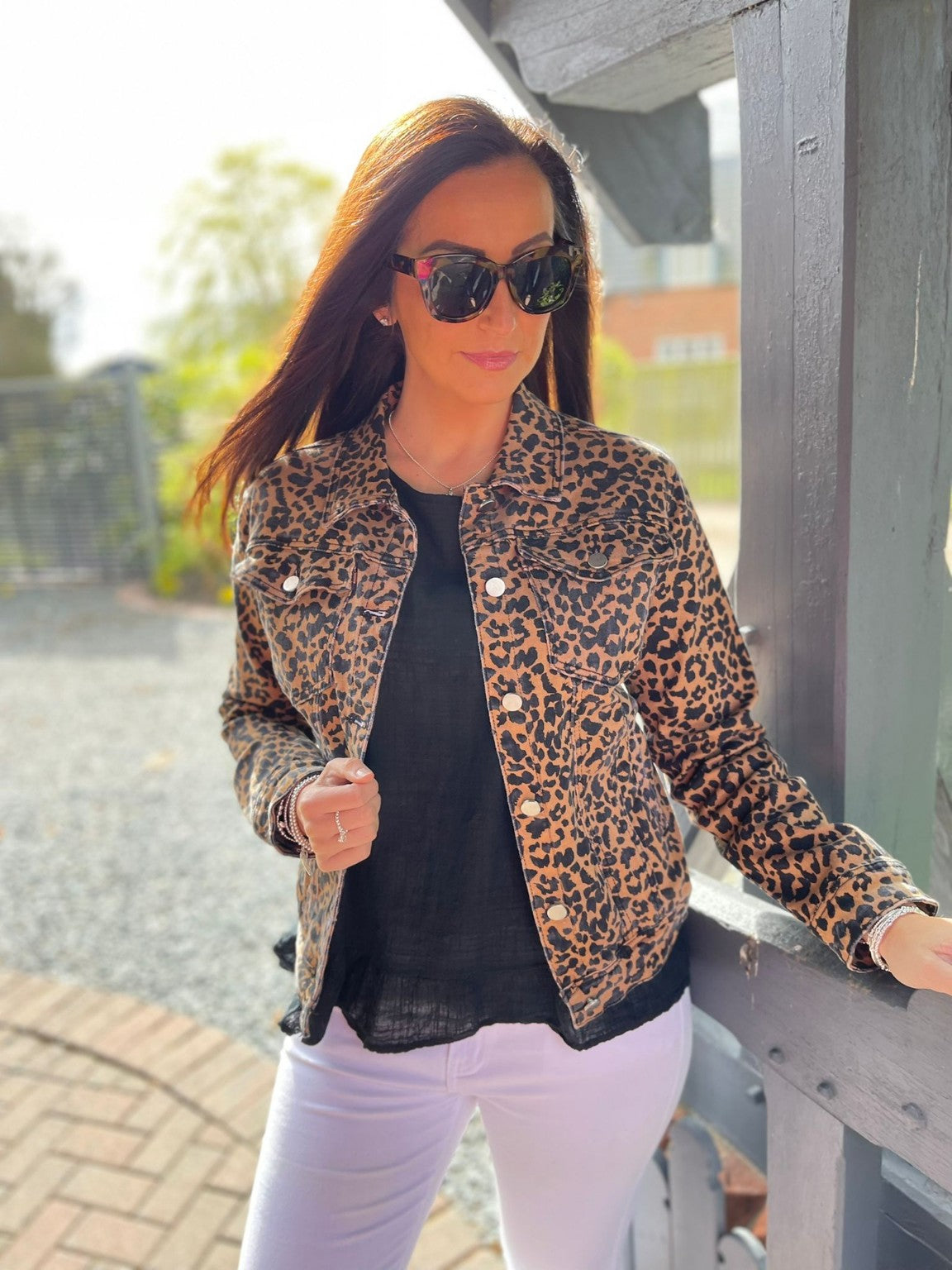 Leopard Denim Jacket COMING SOON