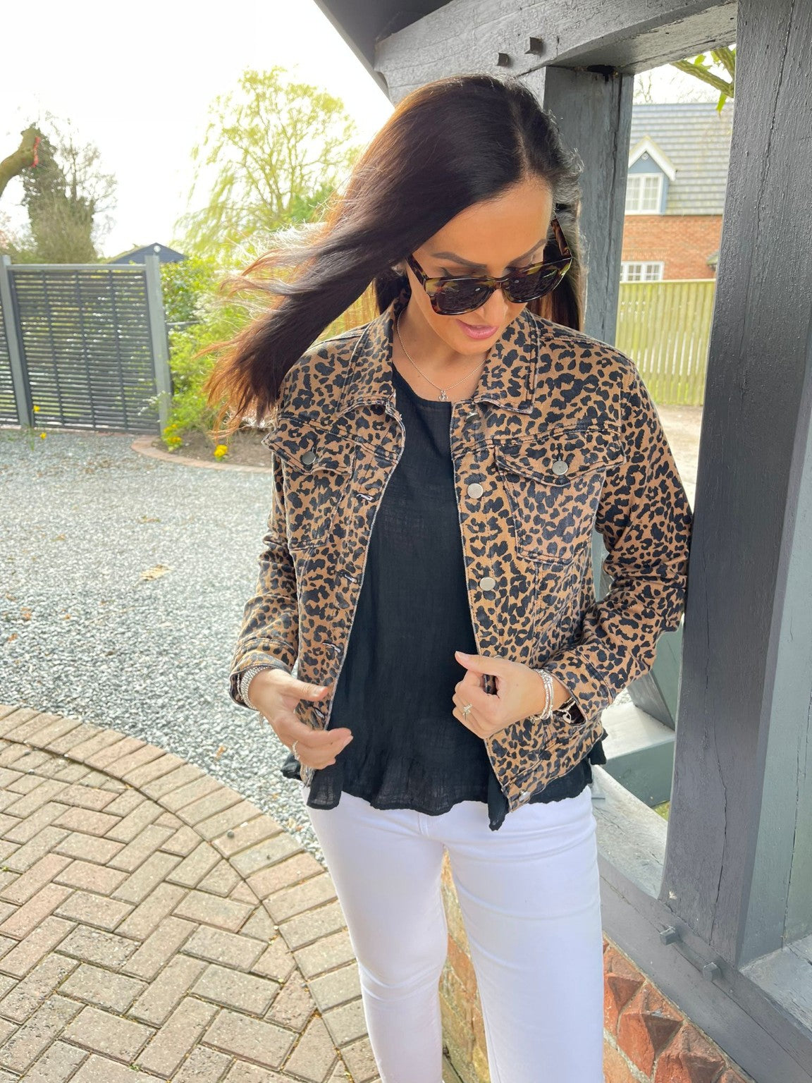 Leopard Denim Jacket COMING SOON