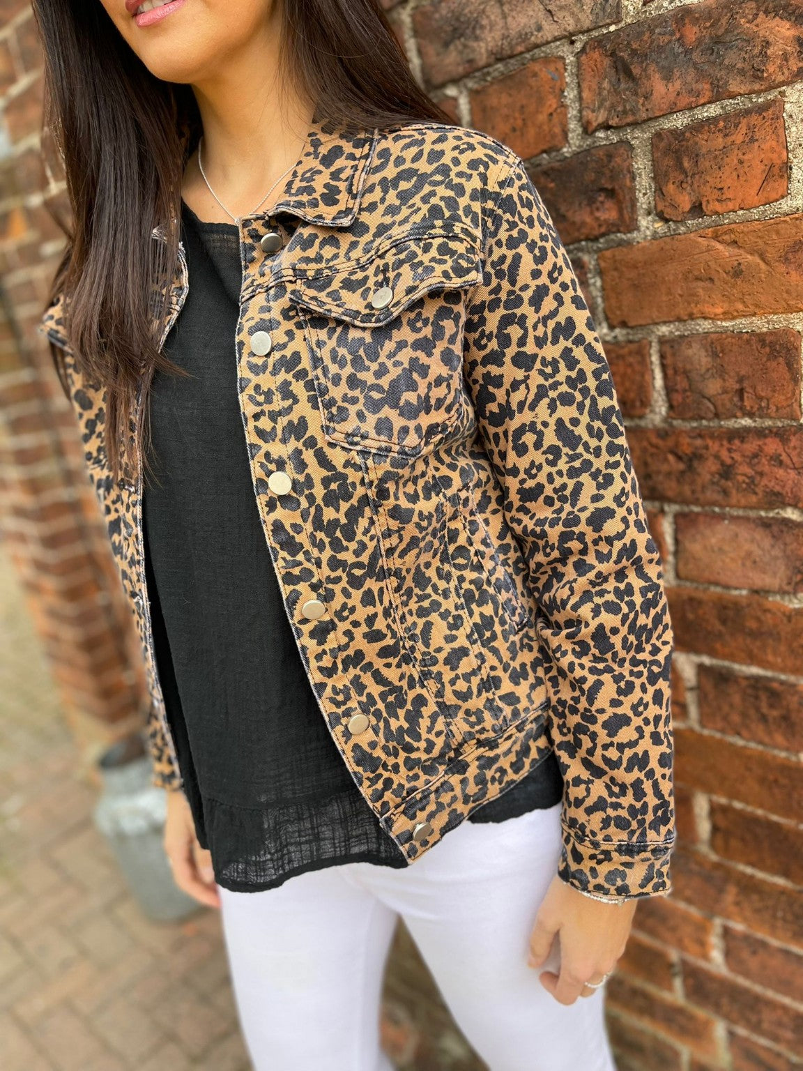 Leopard Denim Jacket COMING SOON