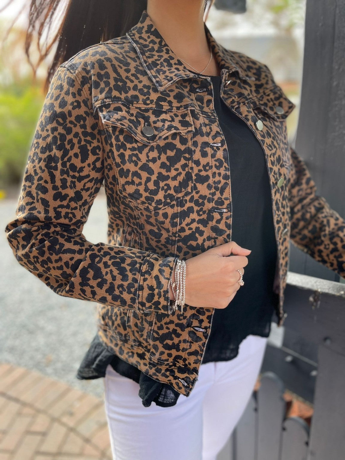 Leopard Denim Jacket COMING SOON