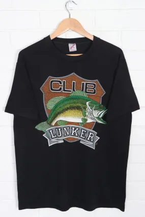 Lunker Club Big Fish Single Stitch T-Shirt USA Made (L)