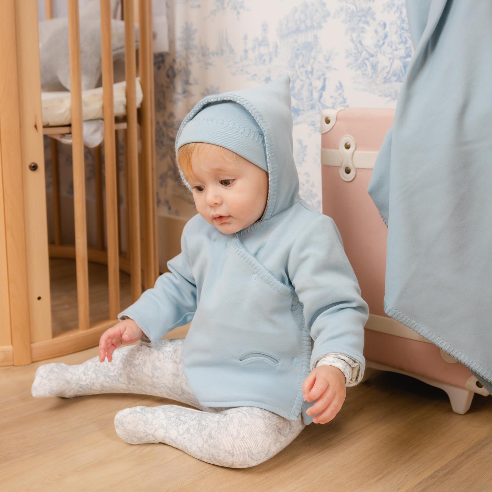 Mabel Bebe Beau Blue Spring Jacket and Beanie