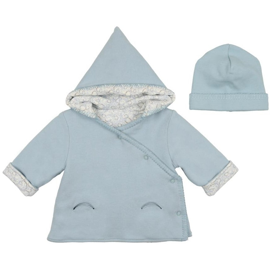 Mabel Bebe Beau Blue Spring Jacket and Beanie