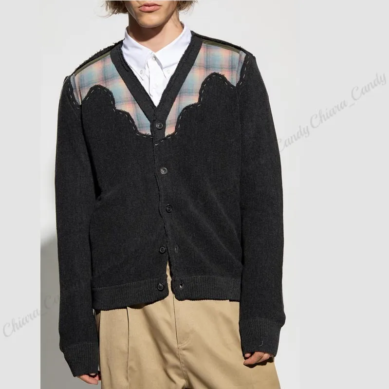 Maison Margiela  |Other Plaid Patterns Wool Blended Fabrics Street Style Plain