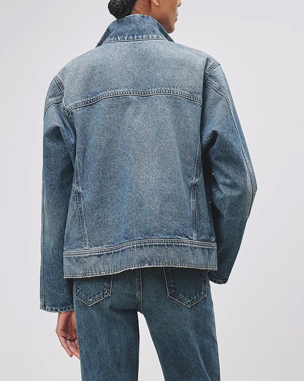 Marilou Denim Jacket in Ocean Wash