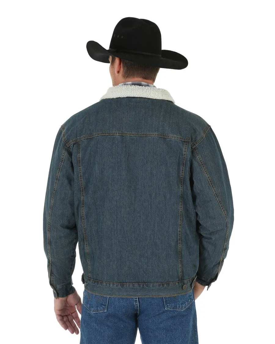 Men's Sherpa Lined Denim Jacket