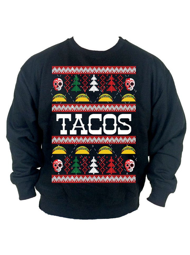 Men's Taco Ugly Christmas Sweater