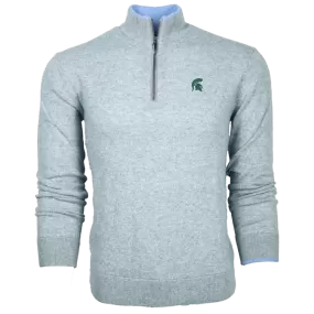 Michigan State Spartan Sebonack Quarter-Zip Sweater