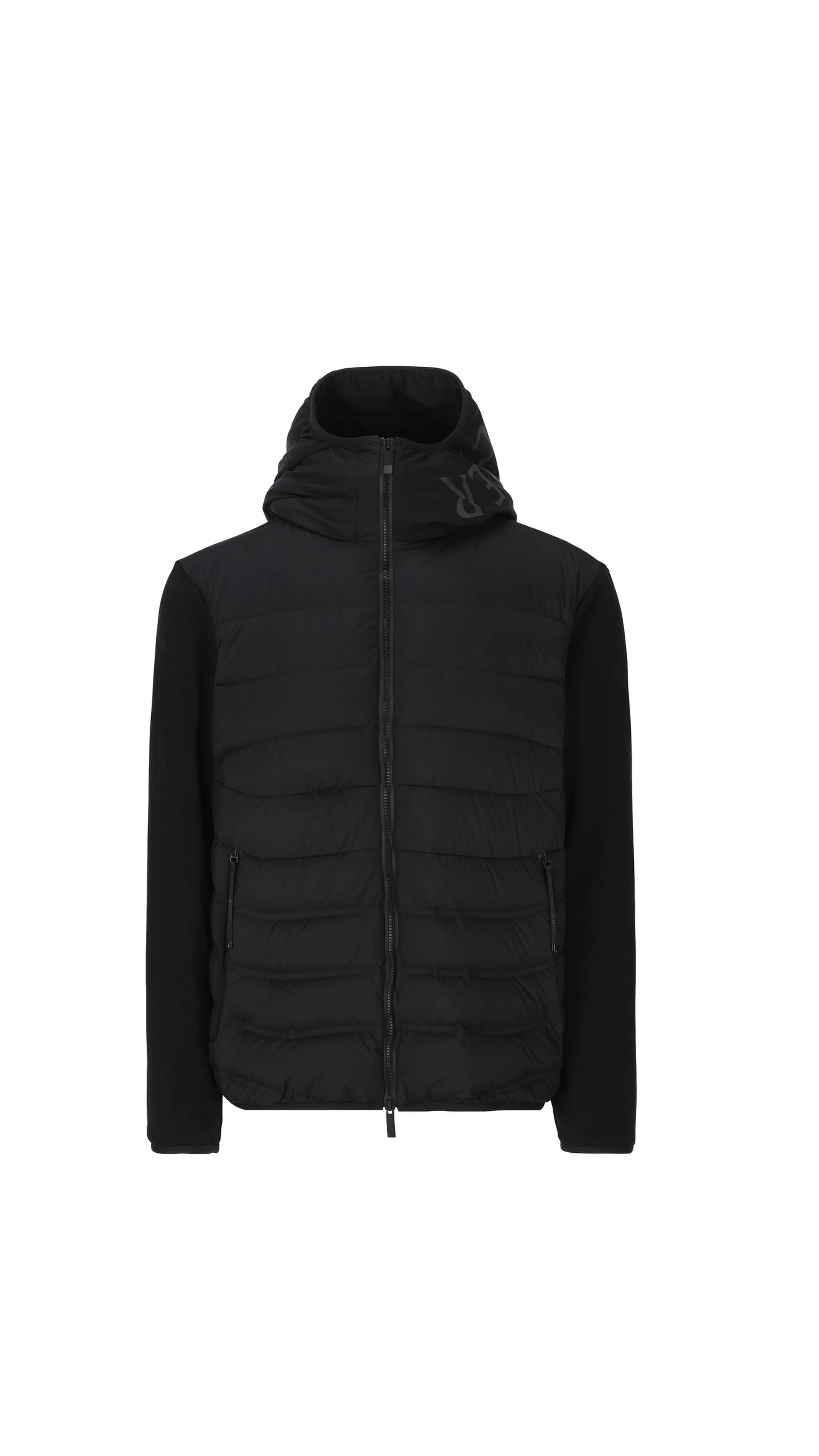 Moncler Logo Patch Padded Jacket - Black