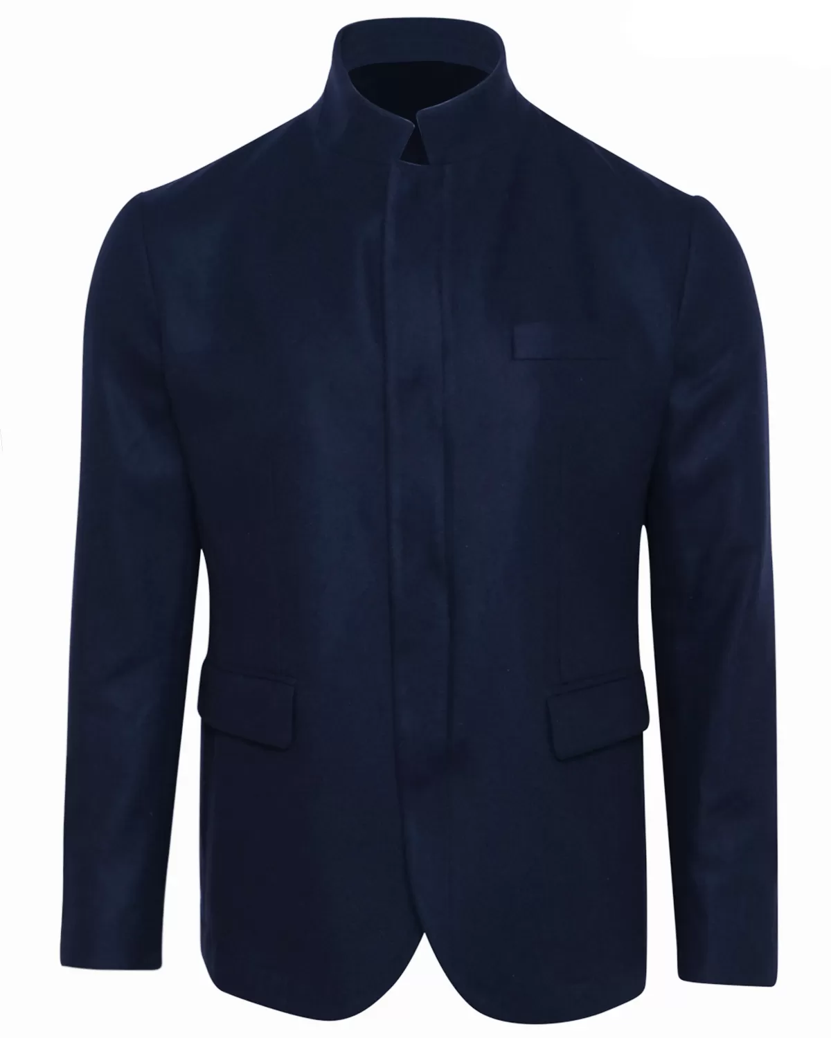 Navy Cashmere Blend Jacket