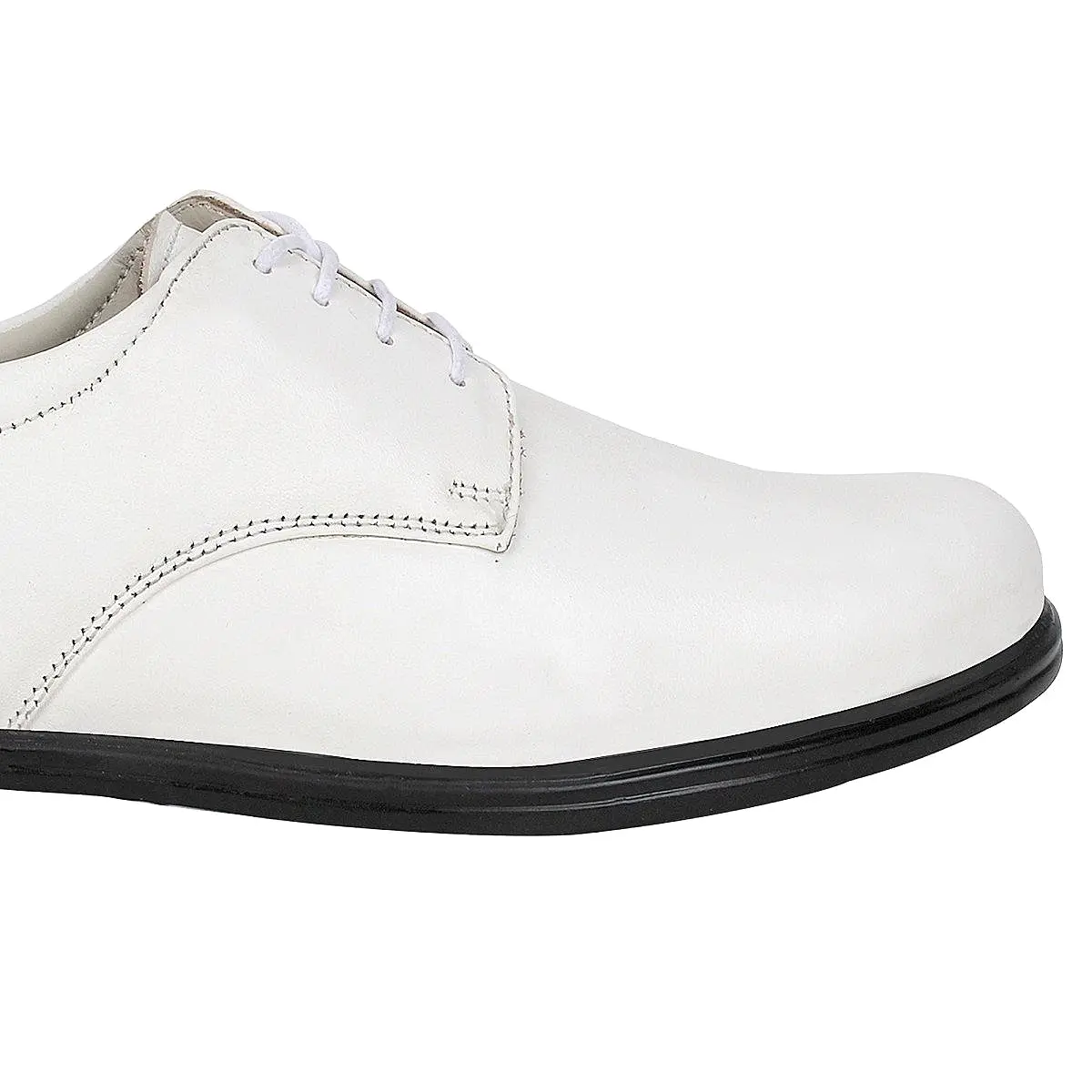 Navy Uniform Shoes White