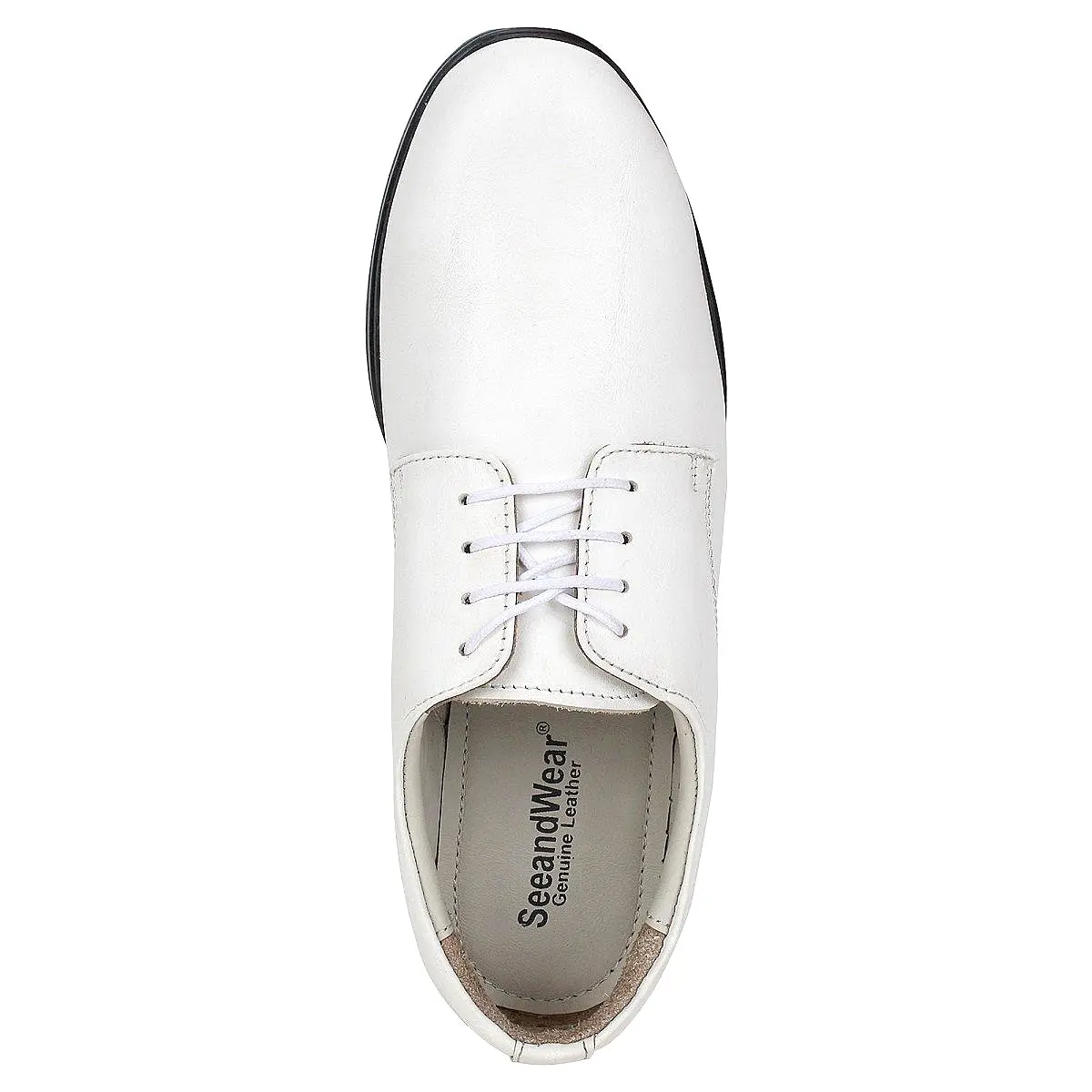 Navy Uniform Shoes White