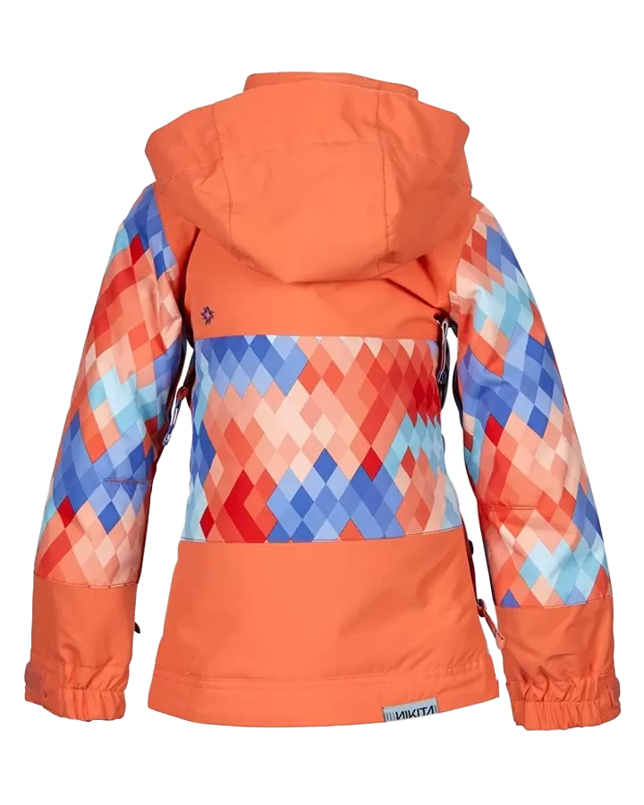 Nikita Girls Magnolia Jacket - Dimension/Coral