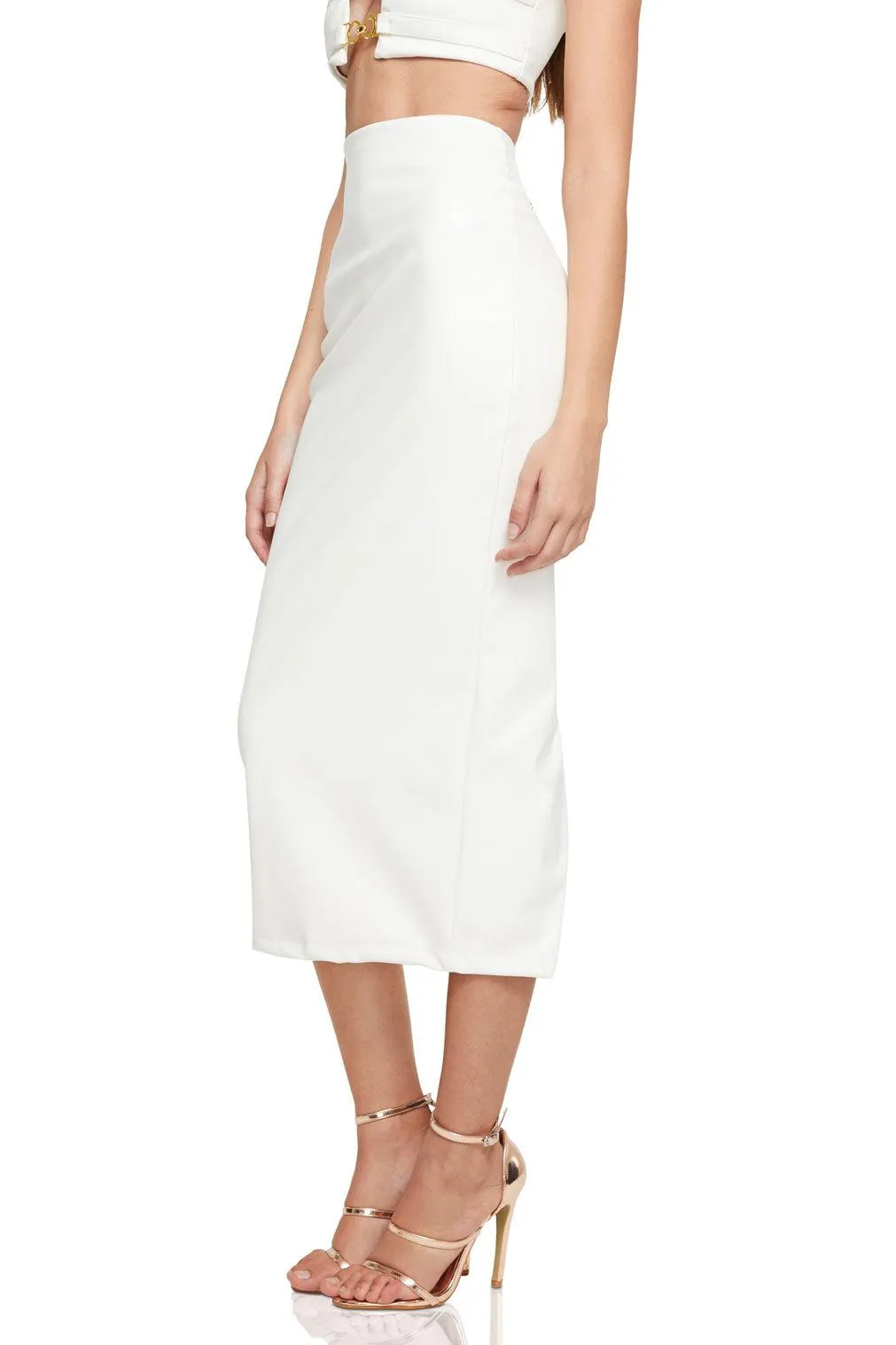 Nookie Drama Skirt - White