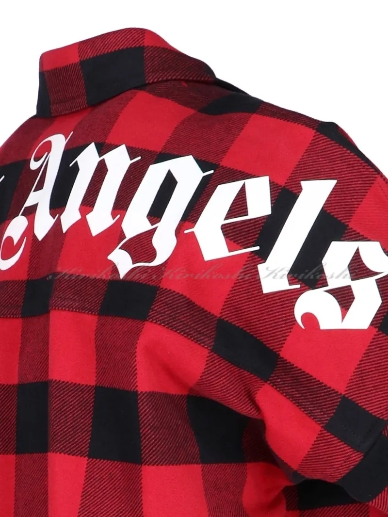 Palm Angels  |Other Plaid Patterns Street Style Long Sleeves Cotton Logo