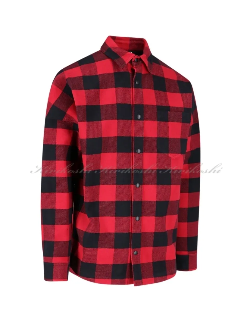 Palm Angels  |Other Plaid Patterns Street Style Long Sleeves Cotton Logo